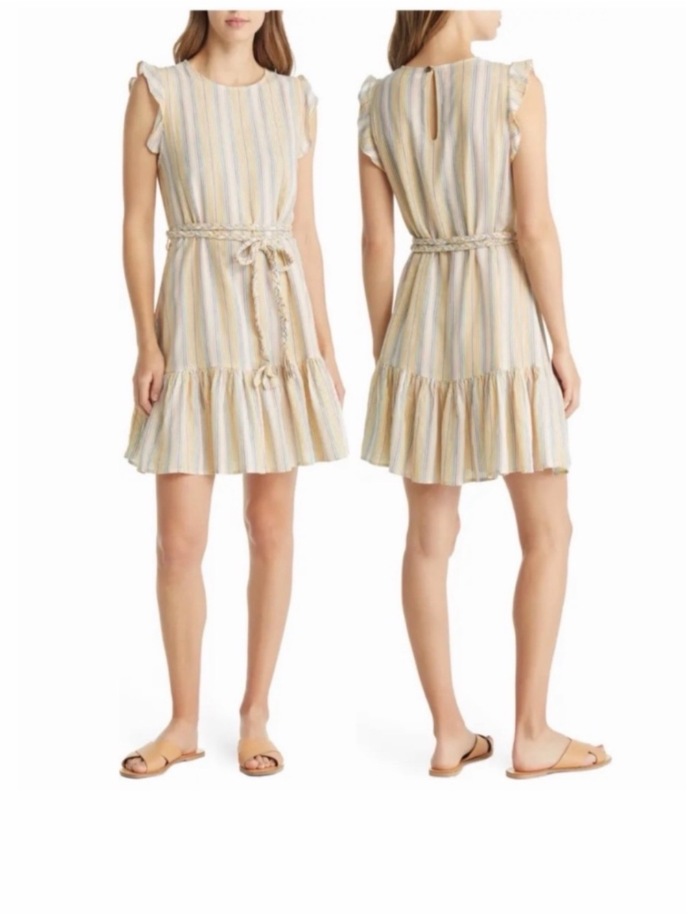 Marine Layer Laney Mini Dress Beachy Stripe